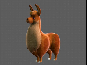 lama v01 3D Model