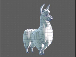 lama v01 3D Model