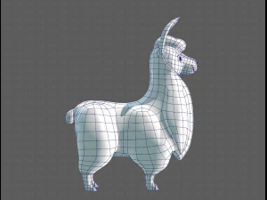 lama v01 3D Model