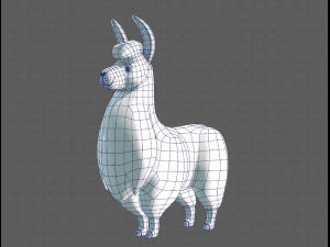 lama v01 3D Model