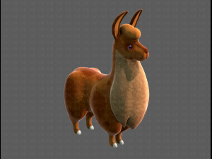 lama v01 3D Model