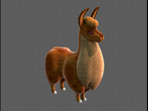 lama v01 3D Model