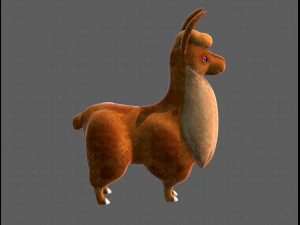 lama v01 3D Model