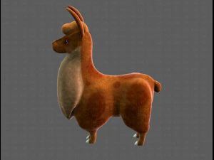 lama v01 3D Model
