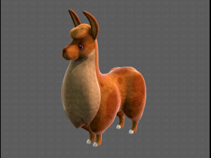 lama v01 3D Model