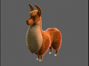 lama v01 3D Model