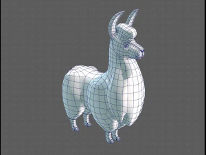 lama v01 3D Model