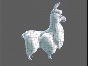 lama v01 3D Model
