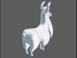 lama v01 3D Model
