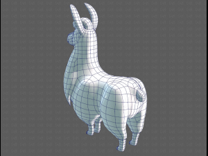 lama v01 3D Model