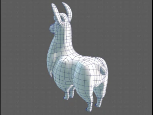 lama v01 3D Model