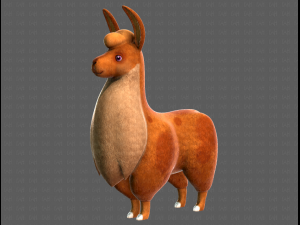 lama v01 3D Model