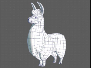 lama v01 3D Model