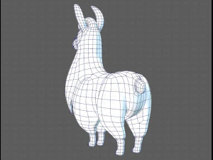 lama v01 3D Model