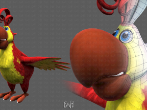 parrot v01 Modelo 3D