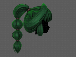 3d hair style for girl v88 Modelo 3D
