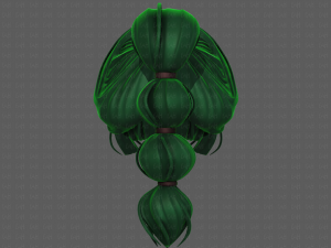 3d hair style for girl v88 Modelo 3D
