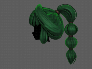 3d hair style for girl v88 Modelo 3D
