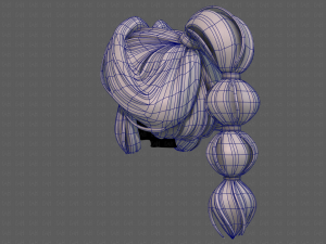 3d hair style for girl v88 Modelo 3D