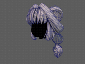 3d hair style for girl v88 Modelo 3D