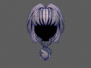 3d hair style for girl v88 Modelo 3D