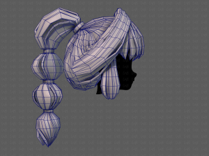 3d hair style for girl v88 Modelo 3D