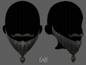 beard v02 3D मॉडल