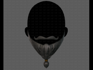 beard v02 Modèle 3D