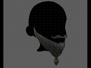 beard v02 Modèle 3D