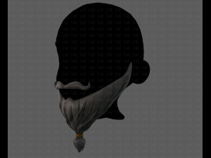 beard v02 Modèle 3D