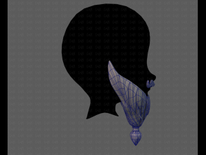 beard v02 Modèle 3D