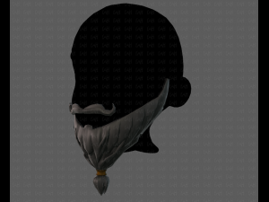 beard v02 Modèle 3D