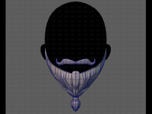 beard v02 Modèle 3D