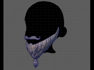 beard v02 Modèle 3D