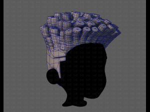 3d hair style for boy v72 3Dモデル