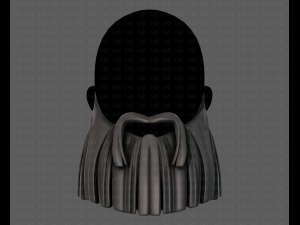 beard v04 Model 3D