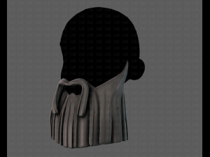 beard v04 Model 3D