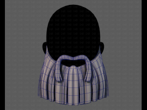 beard v04 Model 3D