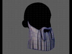 beard v04 Model 3D