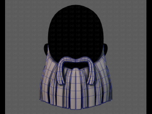 beard v04 Model 3D