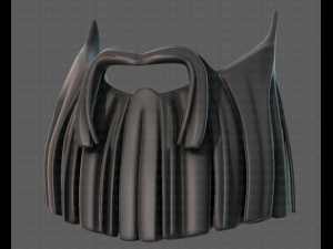 beard v04 Model 3D