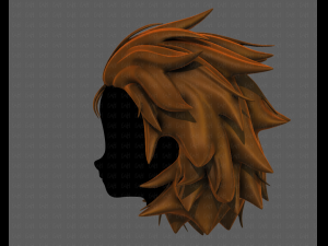 3d hair style for girl v89 Modèle 3D
