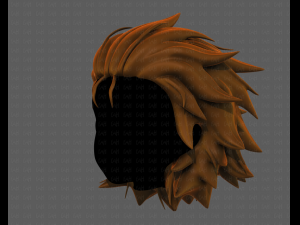 3d hair style for girl v89 Modèle 3D