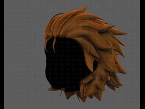 3d hair style for girl v89 3D Model