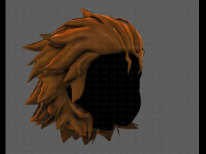 3d hair style for girl v89 3D Model