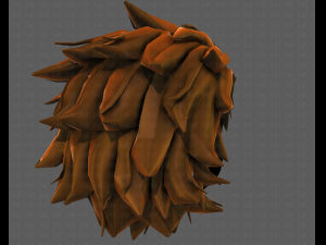 3d hair style for girl v89 Modèle 3D