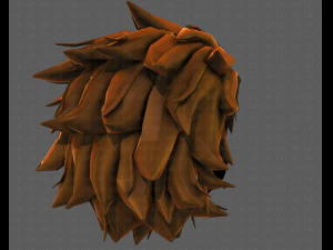 3d hair style for girl v89 3D Model