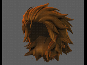 3d hair style for girl v89 Modèle 3D
