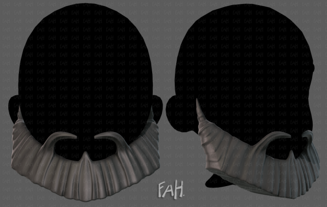 beard v06 Modèle 3D .c4d .max .obj .3ds .fbx .stl .blend 