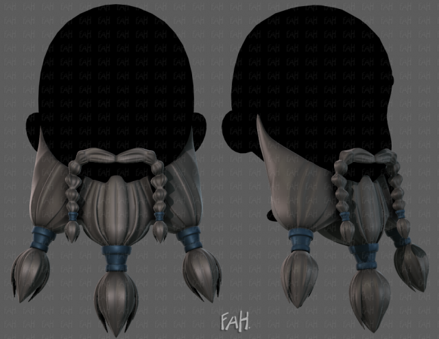 beard v09 Model 3D .c4d .max .obj .3ds .fbx .stl .blend 